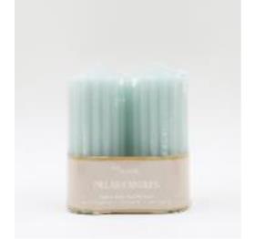 By Scent Grey Pillar Candle Set of 2 7x15cm