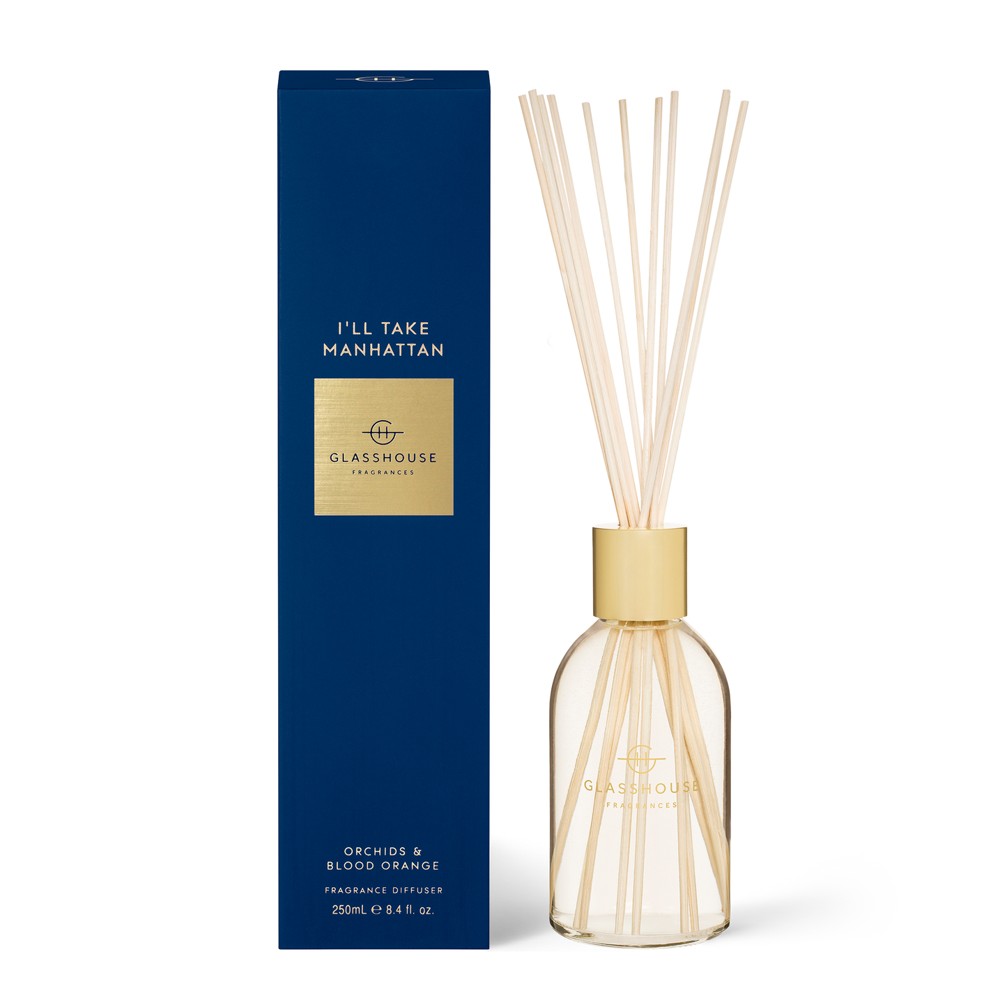 Glasshouse Fragrances Ill Take Manhattan 250mL Diffuser