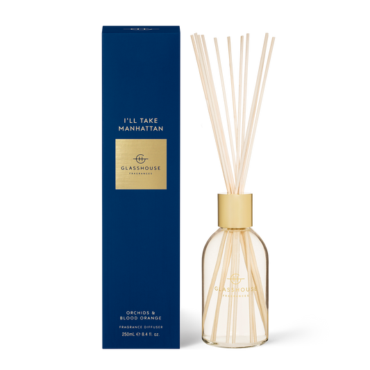 Glasshouse Fragrances Ill Take Manhattan 250mL Diffuser