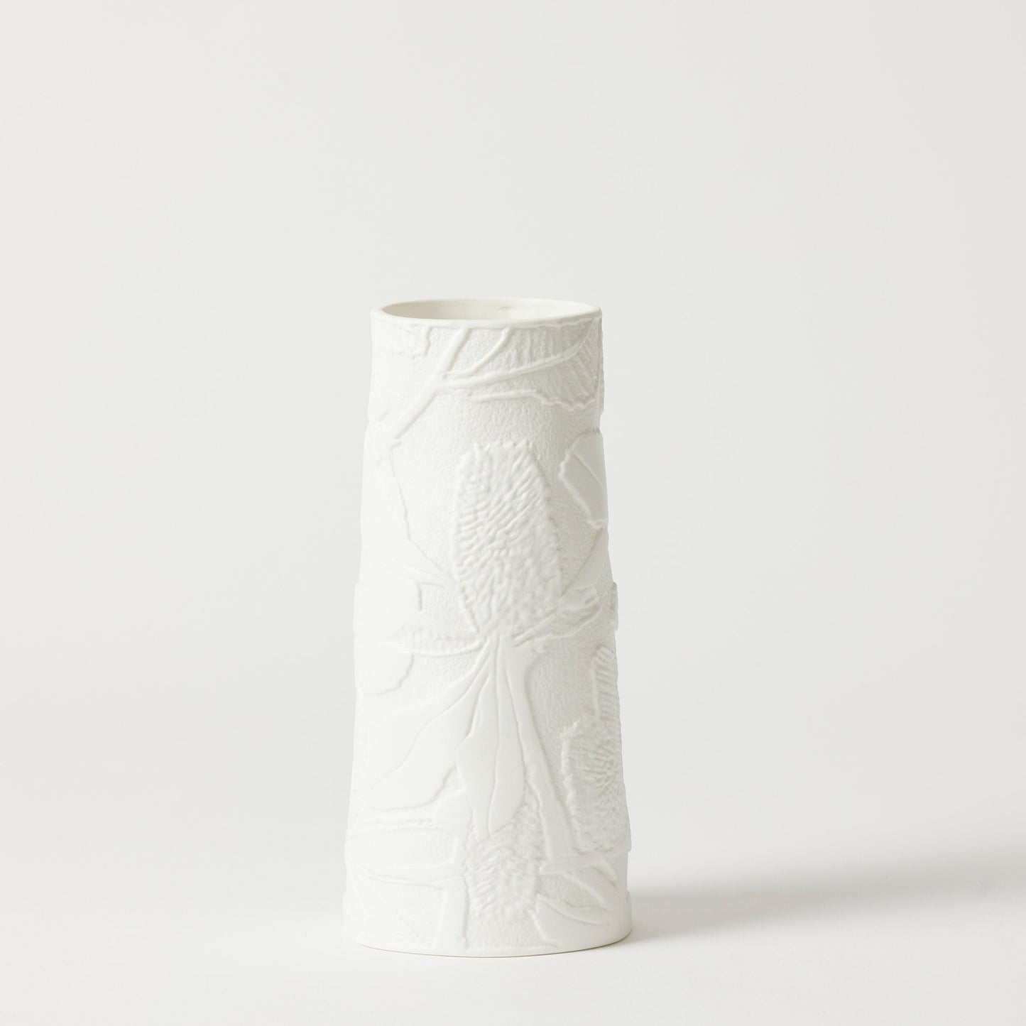 Banksia Tall Vase Small White